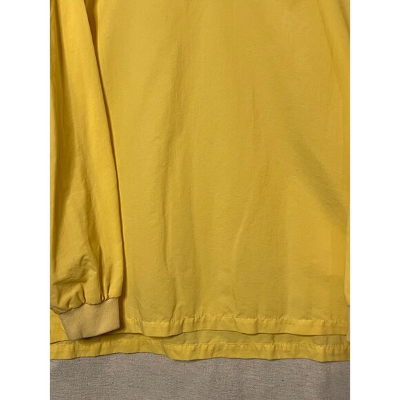 Vintage Solumbra L Men Yellow Polo Shirt Lightweight 100% UV Protection USA - Picture 11 of 16